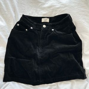Vintage velvet gap skirt